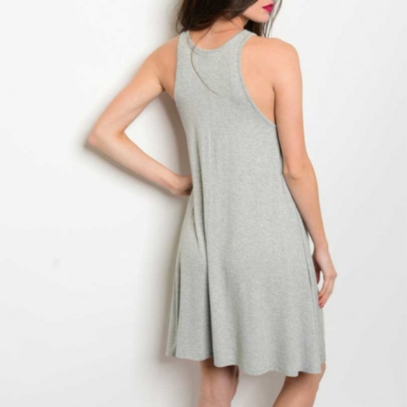 CASUAL DOLLZ Gray Dress - Picture 3 of 3